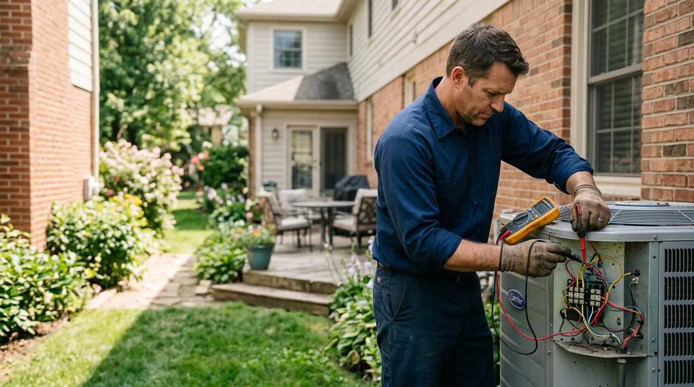 HVAC technician working near New Pine Creek, OR